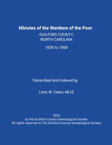 Minutes of the Wardens of the Poor,