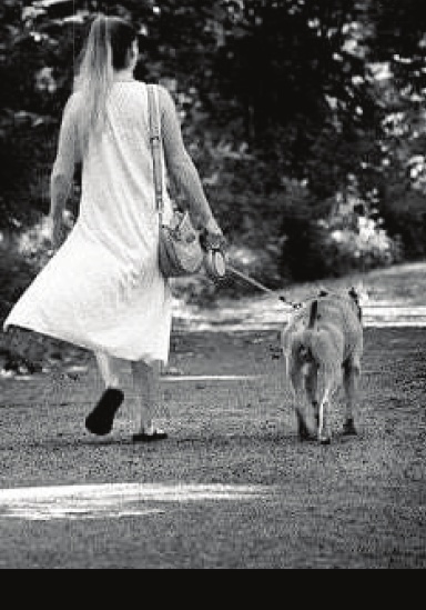 A Girl and Her Dog