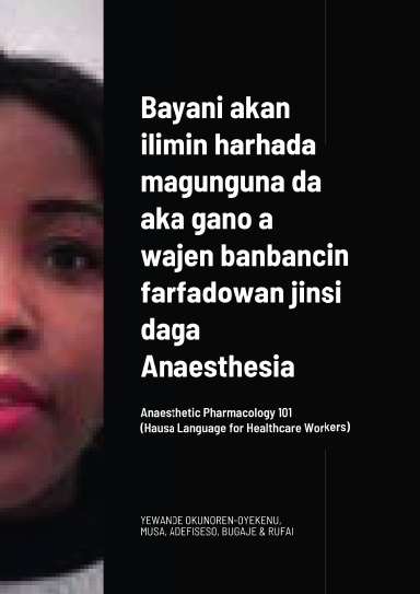 Bayani akan ilimin harhada magunguna da aka gano a wajen banbancin farfadowan jinsi daga Anaesthesia.