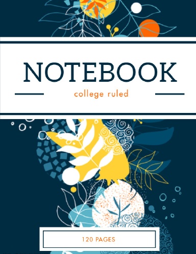 notebook college ruled