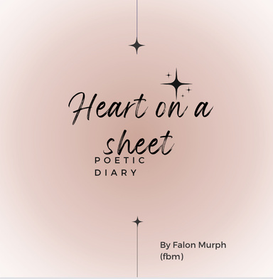 Heart on a sheet poetic diary!
