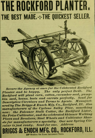 Rockford, Illinois Patents 1844-1870