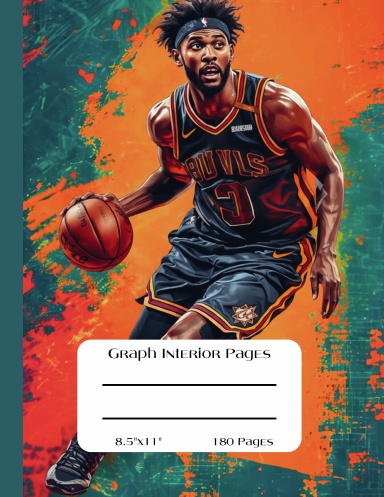 Graph Interior Pages, 8.5"x11",180 Pages