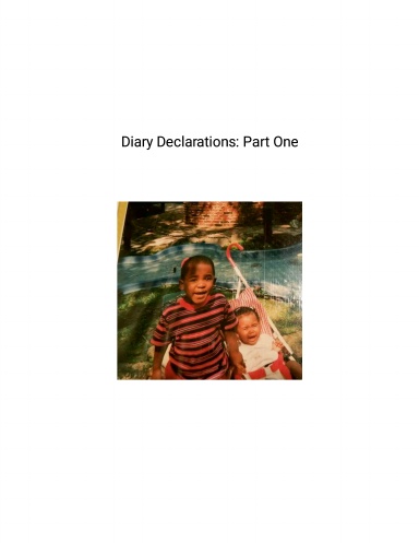 Diary Declarations: Part One