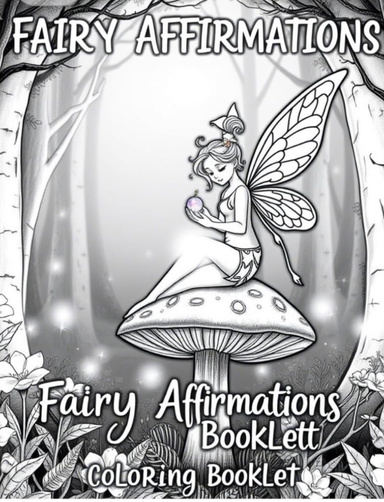 Fairy affirmations coloring book