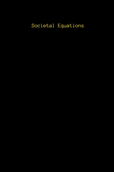 Societal Equations