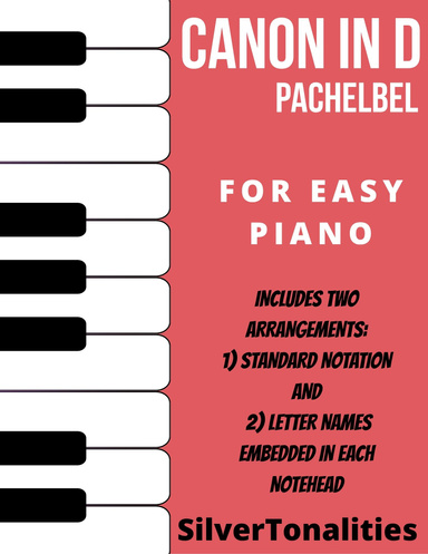 Canon in D Major with Easy Variations Sheet Music Combo