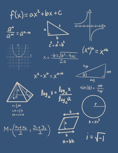 Math Notebook (Non-Spiral)