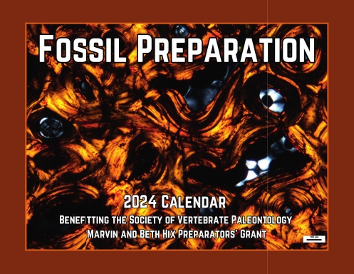 2024 Society Of Vertebrate Paleontology Fossil Preparation Calendar   Nvd7kdz Front Shortedge 384 