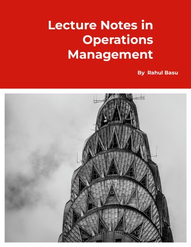 Lecture Notes on Production and Operations Managment