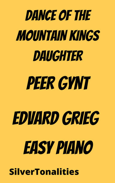 Dance of the Mountain King's Daughter Easy Piano Standard Notation Sheet Music