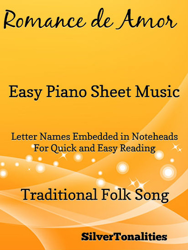 Romance de Amor Easy Piano Sheet Music