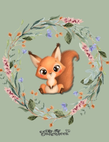 Cute Squirrel Sketchbook