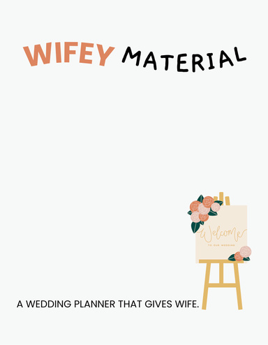 Wifey Material Planner
