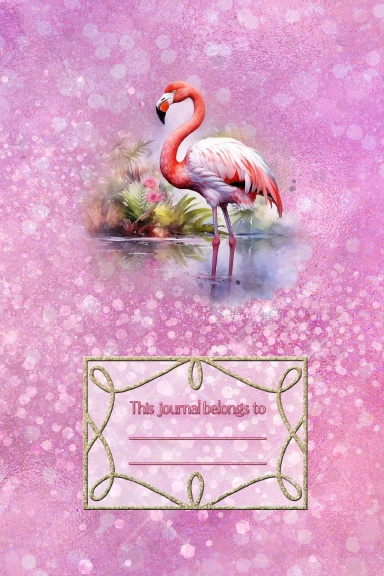 Flamingo Lined Journal