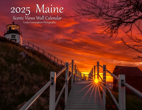 2025 Maine Scenic Views Calendar