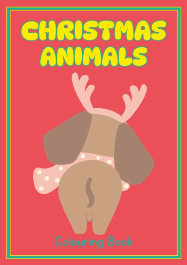 Animal Scenes Christmas Colouring Book