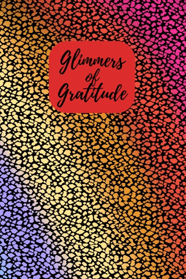 Dark Rainbow Stones Gratitude Journal