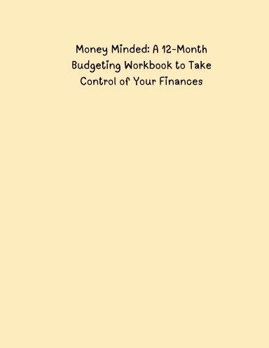 Tan Money-Minded Budget Workbook
