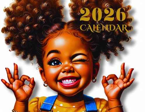 Princess Curls 2026 Calendar