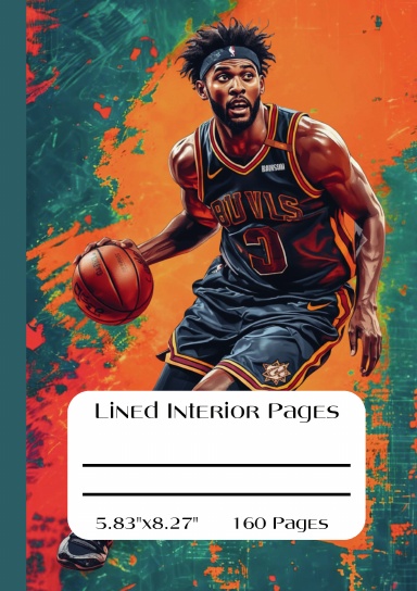 Lined Interior Pages, 5.83"x8.27",160 Pages