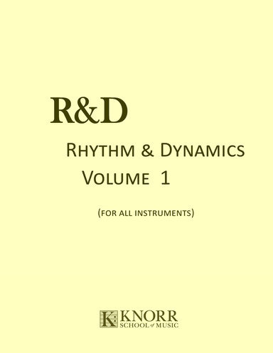 Rhythm & Dynamics, Volume 1