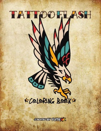 Tattoo Flash Coloring Book