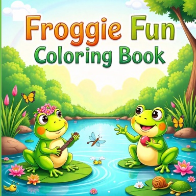 Froggie Fun Coloring Book