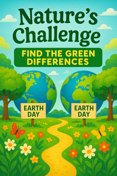 Nature’s Challenge: Find the Green Differences