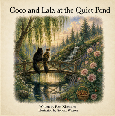 Coco and Lala at the Quiet Pond