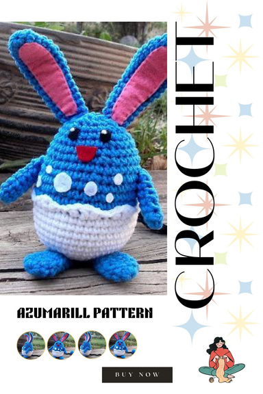 Crochet Azumarill: The Complete Amigurumi Guide