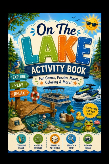 On the Lake Activity Book for Kids