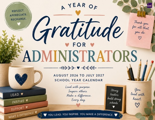Gratitude Calendar for Administrators