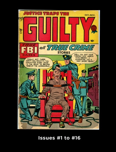 Justice Traps The Guilty Issues #1 to #16