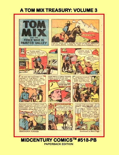A Tom Mix Treasury: Volume 3 - The Crackajack Comics Stories (Paperback Edition)