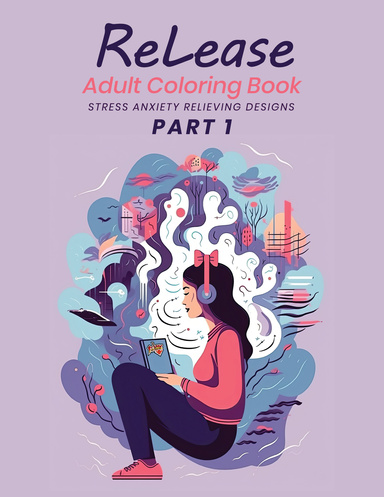 Release Adult coloring book