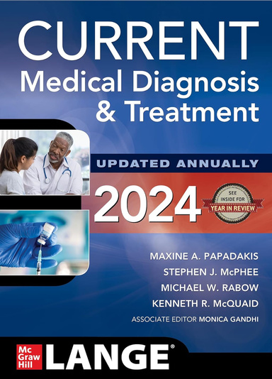 CURRENT Medical Diagnosis and Treatment 2024 63rd Edition