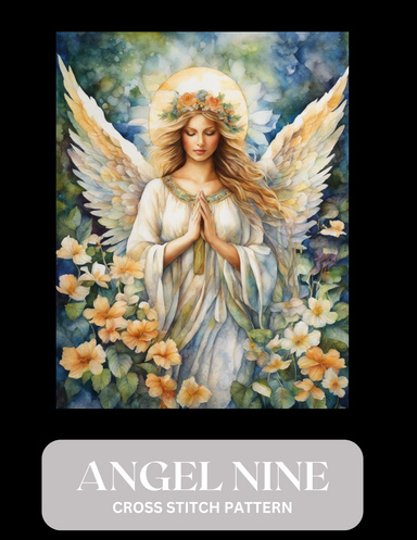 ANGEL NINE CROSS STITCH PATTERN