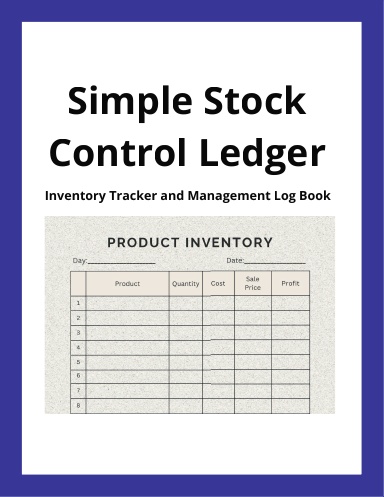 Simple Stock Control Ledger
