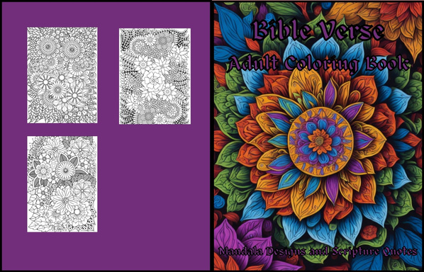 Bible Verses Coloring Book