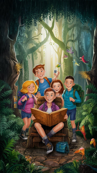 The Mystery Island - kids story