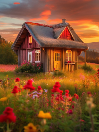 Rustic Cottage in the lead role