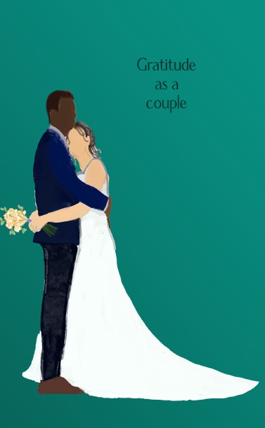 Couples Gratitude Pocket Size Prompted Journal Mixed Skin Tones Variation 3