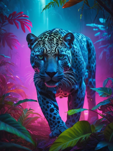 Amazing cats in the jungle