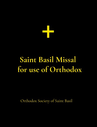 Saint Basil Missal blk hb