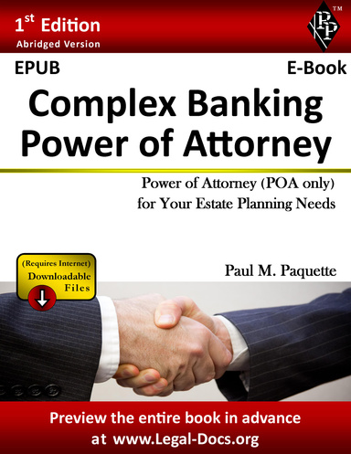 EPUB - Complex Banking Power of Attorney - Abridged Version
