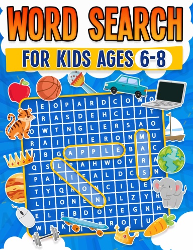 Word Search for Kids Ages 6-8