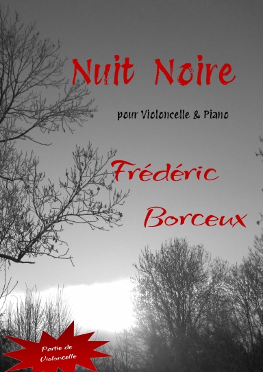 Nuit noire, partie de violoncelle