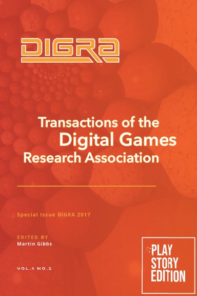 ToDiGRA: Special Issue DiGRA 2017, Vol.4, No.2