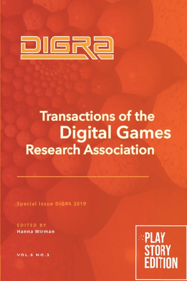 ToDiGRA: Special Issue DiGRA 2019, Vol.5, No.2
